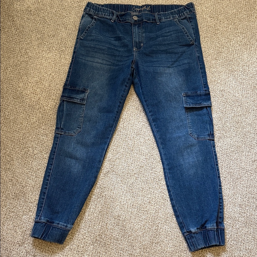 juniors Copperflash
Dark Blue Relaxed Jeans size 10